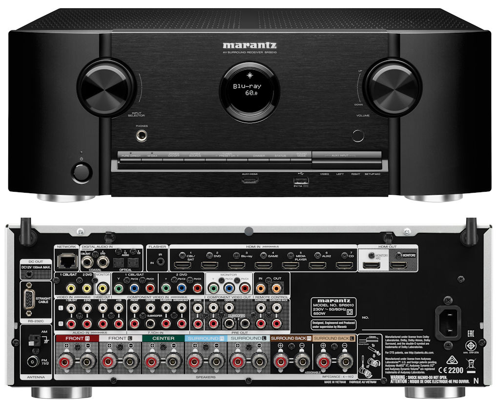 Marantz Sr5010 Front Rear