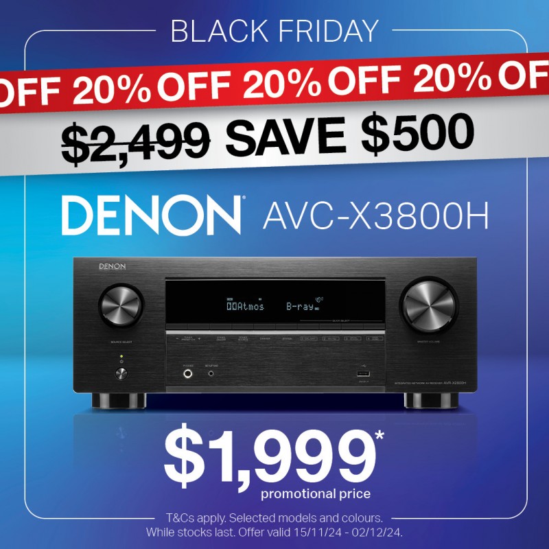 Denon: AVC-X3800 - 9.4 Channel AV Amplifier