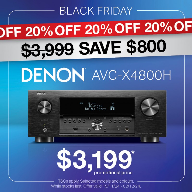 Denon: AVC-X4800 - 9.4 Channel Home Theatre Receiver 