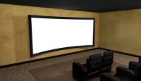 SmX PROCURV - Fixed Curved Projection Screen  (ex demo) - SOLD NO LONGER AVAILABLE