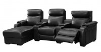 Sovereign Cinema Seating - Dorne 3906D 2 Arm Leather Motorised Recliner